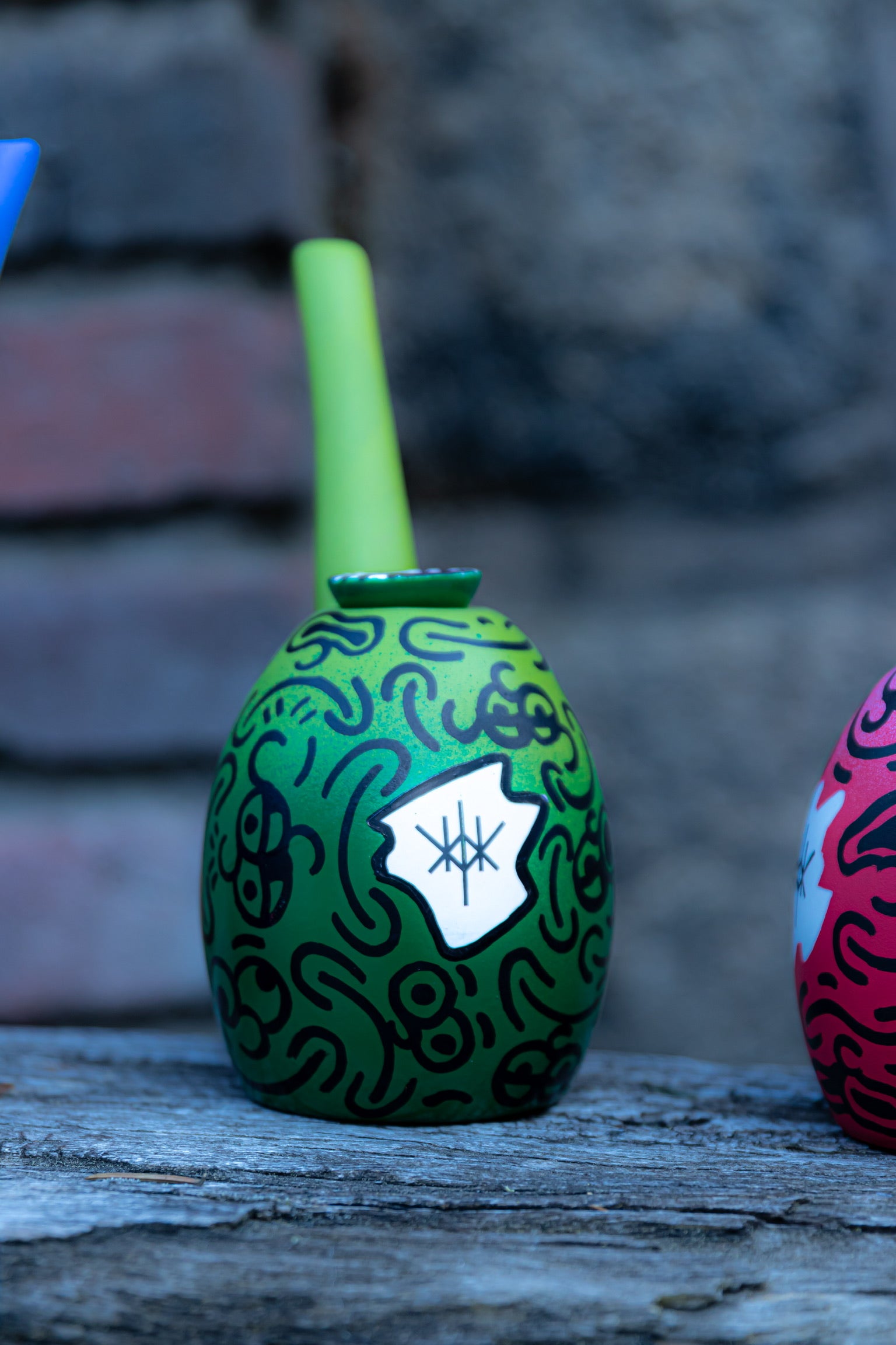 Bubbler Semilla Pintado a Mano 1/1 D Quiroga